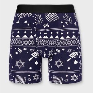 Fabletics Navy and White Festive Boxer Briefs